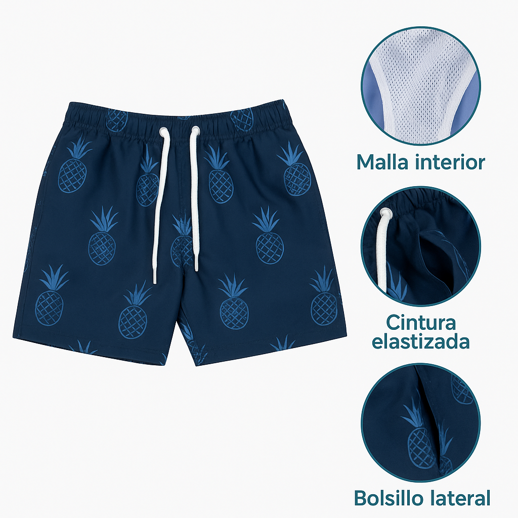 Short de baño niño- NORMAL ESTAMPADO(NO mágico)